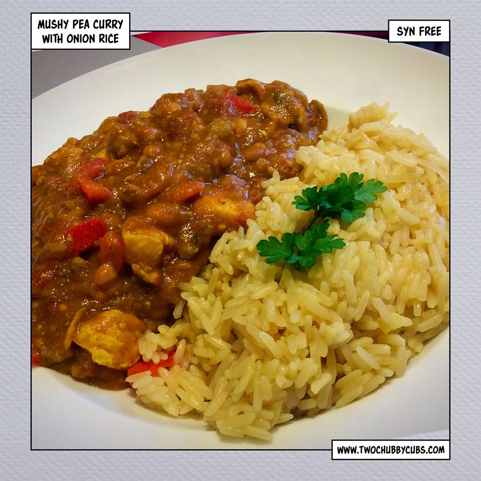 syn free mushy pea curry