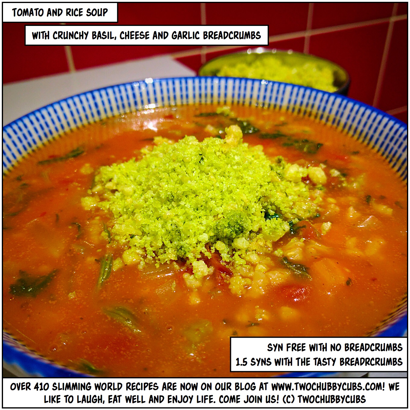 quick and simple tomato and rice soup twochubbycubs