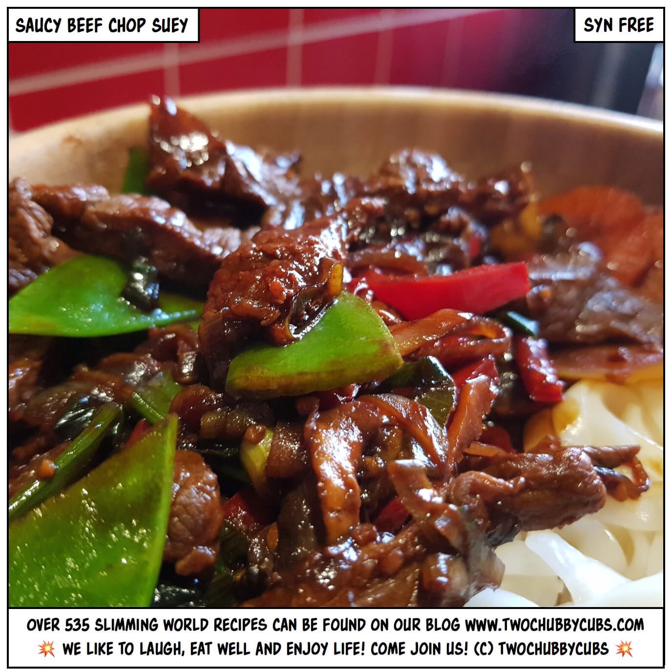 beef chop suey: saucy and syn-free - twochubbycubs